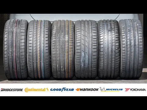 Download MP3 Michelin vs Bridgestone vs Continental vs Goodyear vs Hankook vs Yokohama - What's the BEST Tire?