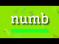 HOW TO SAY NUMB QUICK AND EASY
