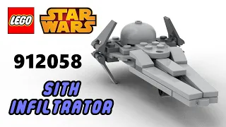 LEGO 912058 SITH INFILTRATOR | LEGO Starwars Magazine Gift 3D Built