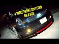 4 Piece Front Splitter On A G35 Sedan