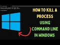 How to Kill a Process Using Command Line in Windows 11