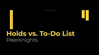 myUCF Holds vs To Dos