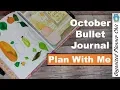 October Bullet Journal Plan With Me Pumpkin Patch Theme Pumpkin Doodles