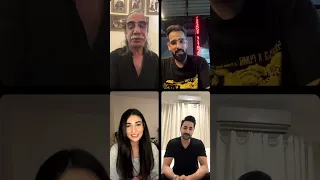 Danish Taimoor And Sara Khan Live On Instagram Talk About Sher Drama BTS 