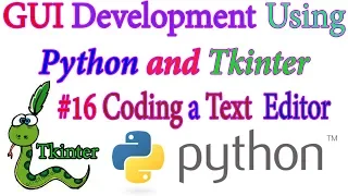 Coding Text Editor Using Python In Tkinter - Python GUI using Tkinter In Hindi