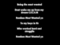W.A.R.I.S - Rembau Most Wanted (lyrics)