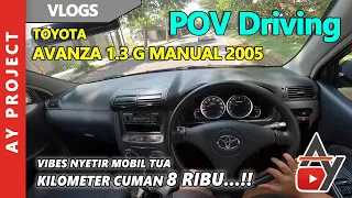 pov driving toyota avanza 2005 km 11 thousand guys ay project indonesia