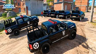 CARROS REBAIXADOS ONLINE | VIATURAS DO BOPE SOBE O MORRO DA FAVELA !