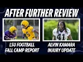 LSU Practice Report Alvin Kamara Injury Update Saints Workout 2 WRs
