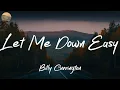 Billy Currington - Let Me Down Easy (Lyric Video)