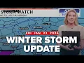 North Carolina braces for winter storm Morning update Friday Jan 23