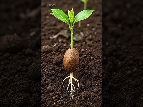 شاهد لحظه نمو نبته🌱