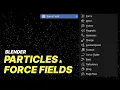 Blender Tutorial - Particles and Force Fields