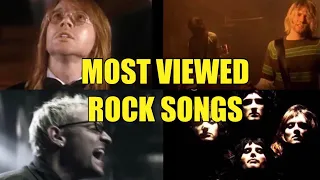 Top 50 Most Viewed Rock Songs On YouTube 