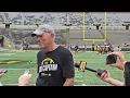 Kirk Ferentz Kids Day Iowa Football