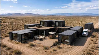 From Nothing to a Massive Desert Resort One Man s 200-Day Masterpiece of Container Architecture