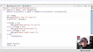 Objective C Programming Tutorial 20 else if Statements YouTube