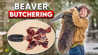 How to skin and butcher a beaver