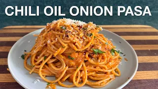 Chili Oil Onion Pasta - You Suck at Cooking (episode 181)