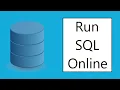 How to Run SQL Online without installing