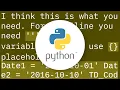 Storing a sql query as a single variable in Python