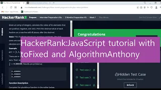 HackerRank JavaScript toFixed example