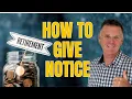 How To Write a Retirement Letter The Right Way