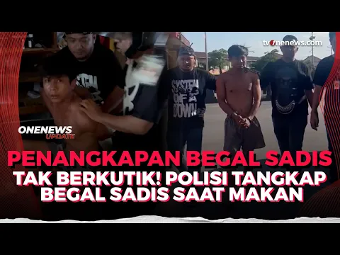 Komplotan Begal Sadis Tak Berkutik, Polisi Tangkap Pelaku Saat Makan di Rumah