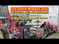 Aksi Konvoi Bendera Bulan Bintang di Sejumlah Titik di Aceh Menuju Aceh Tamiang Antar Bantuan