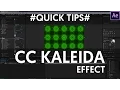 After Effects Tutorial Kaleidoscope Effect Quick Tip