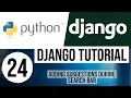 Django Tutorial for Beginners 24 - Adding Suggestions during Search Bar