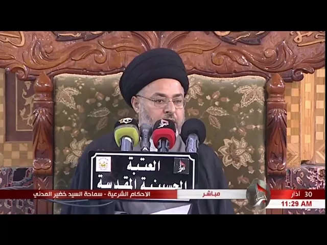 ⁣السيد خضير المدني _ هل يؤثر وجود الطفل في صلاة الجماعة ؟