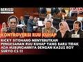 Lagu PRO KONTRA RUU KUHAP‼️ RICKY SITOHANG SEBUT RUU KUHAP DI SAHKAN DPR BUKAN BUAT ROY SURYO CS‼️