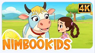 Gaiya Meri Gaiya Song, गैया मेरी गैया, Hindi Kids Rhymes and Cute Cow Song