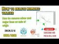 How to remove lines from axis How to remove numerical values from axis in origin