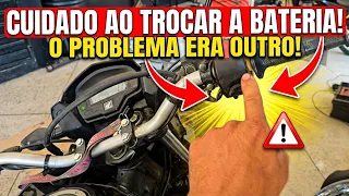 Cuidado você trocou Bateria mais não era o problema! Bros160 