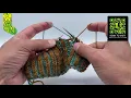 Vertical Transition From Double-Knitted Brioche to Reverse-Stocking-Stitch Double-Knitting