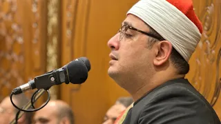 بأداء فاق الوصف الشيخ محمود الشحات يسطر للتاريخ أروع التلاوات دار مناسبات الشرطة بالقاهرة 