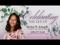 Berta M Jospeh Celebration of Life 2026