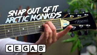 Download Arctic Monkeys - Snap Out Of It Acoustic Guitar Tutorial MP3