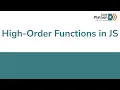 W2D2 High-Order Functions in JavaScript