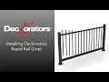 Deckorators Rapid Rail Installation Line