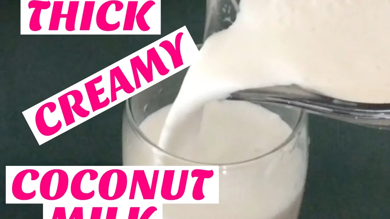 HOW TO MAKE THICK/CREAMY COCONUT MILK  Homemade