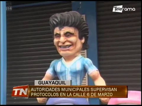 Autoridades municipales supervisan protocolos en la calle 6 de Marzo