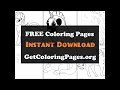 Cute unicorn coloring pages