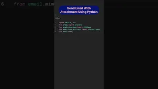 Send Email With Attachment Using Python