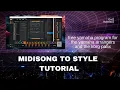 Yamaha Genos 2 and Korg Pa5x Tutorial: Midi Song to Style App