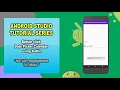 Date Picker Calendar using Kotlin - Android Studio Kotlin Tutorial