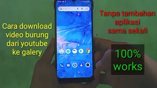 cara download video burung dari youtube ke galeri tanpa tambahan aplikasi 100 works