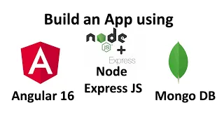Build app using Angular 16 Node Express JS and Mongo DB MEAN Stack
